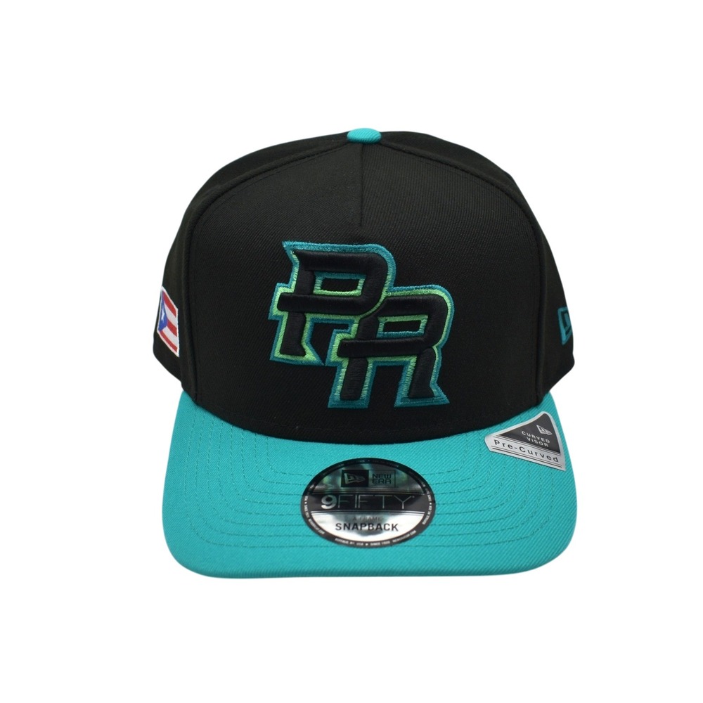 New‎ Era 9FIFTY Puerto Rico PR Bioluminescent Bay A-Frame Snapback Hat Cap Black